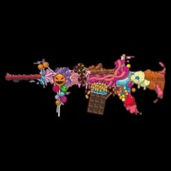 Sweet Pews T-Shirt - Black -Fashion Trend Clothing Store GS5730 Men sSweetPewsTee BlackFRONTART