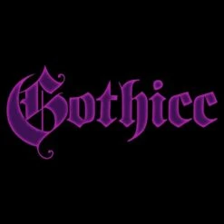 Women's Gothicc V-Neck T-Shirt - Black -Fashion Trend Clothing Store GS5732 Women sGothiccV NeckTee Black WEB READY FrontART