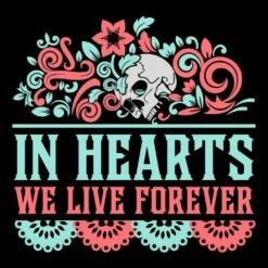 In Hearts We Live Forever T-Shirt - Black -Fashion Trend Clothing Store GS5734 Women sInHeartsWeLiveForeverV NeckTee Black FRONTART d0ce555c ac6f 442f 88a5 ba72dc2987c5