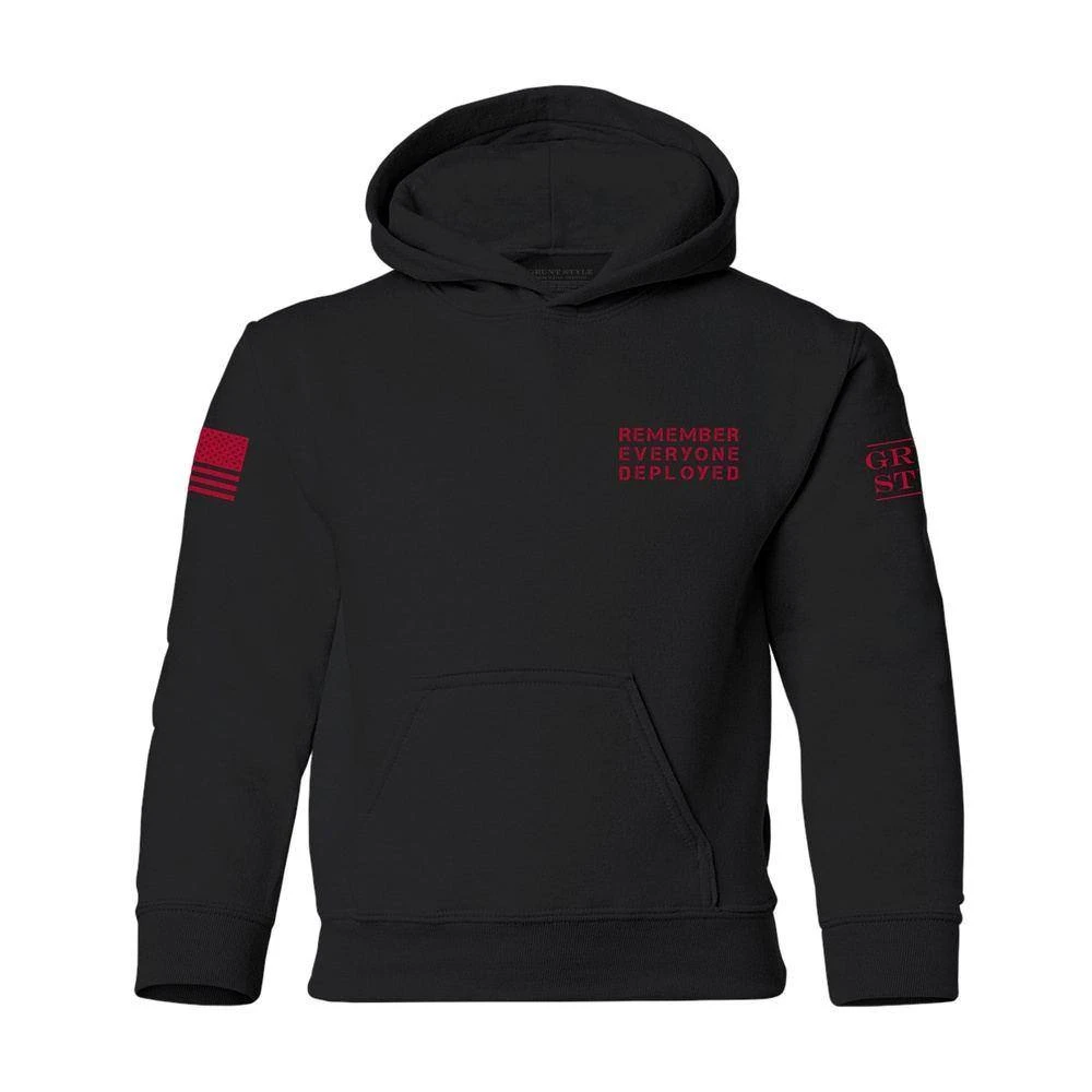 Youth R.E.D. All Forces Hoodie - Black 5 Youth R.E.D. All Forces Hoodie - Black - Image 3