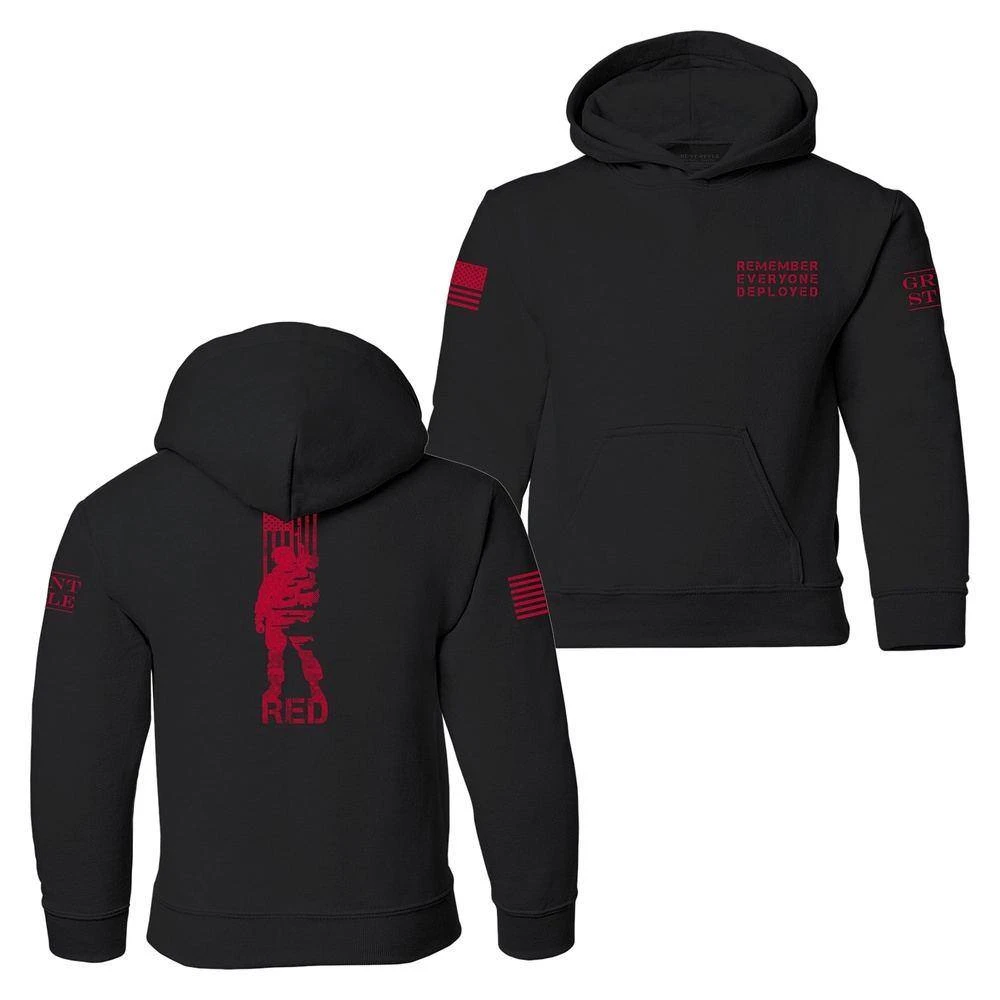 Youth R.E.D. All Forces Hoodie - Black 4 Youth R.E.D. All Forces Hoodie - Black - Image 2