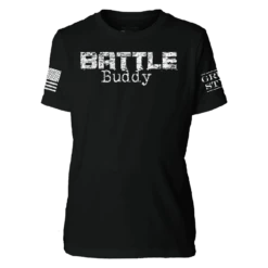 Youth Battle Buddy T-Shirt - Black -Fashion Trend Clothing Store GS5745 BattleBuddyYouthTee Black WEB READYFront