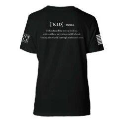 Youth Kid Defined T-Shirt - Black -Fashion Trend Clothing Store GS5749 Kid Defined Youth Tee Black BACK WEB READY