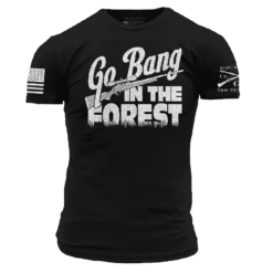 Go Bang In The Forest T-Shirt - Black