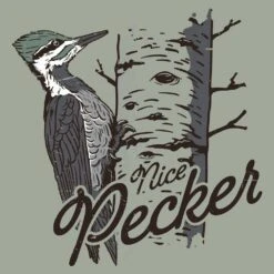 Nice Pecker T-Shirt - Light Sage -Fashion Trend Clothing Store GS5762 Men sNicePeckerTee LightSage WEB READY ART