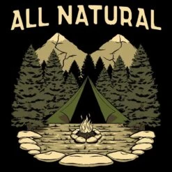 All Natural T-Shirt - Black 11 All Natural T-Shirt - Black -Fashion Trend Clothing Store GS5763 AllNaturalMen sTee Black WEB READY Art