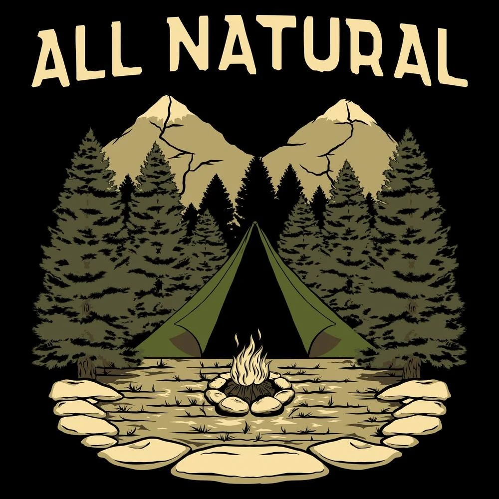All Natural T-Shirt - Black 7 All Natural T-Shirt - Black - Image 5