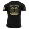 All Natural T-Shirt - Black -Fashion Trend Clothing Store GS5763 AllNaturalMen sTee Black WEB READY Front