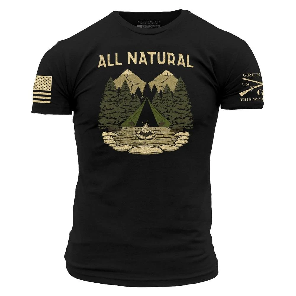 All Natural T-Shirt - Black 3 All Natural T-Shirt - Black