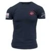 Red Line Crest T-Shirt - Midnight Navy -Fashion Trend Clothing Store GS5769 Men sRedLineCrestTee MidnightNavy WEB READY