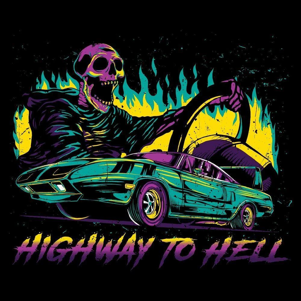 Highway To Hell T-Shirt - Black 13 Highway To Hell T-Shirt - Black - Image 11