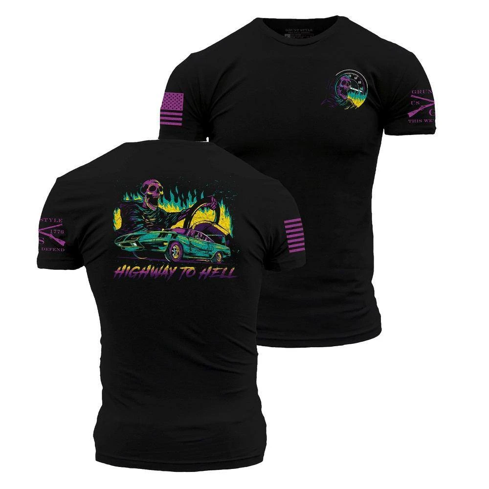 Highway To Hell T-Shirt - Black 3 Highway To Hell T-Shirt - Black