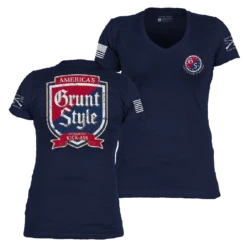 Women's Kick Ass Brewing V-Neck - Midnight Navy 17 Women's Kick Ass Brewing V-Neck - Midnight Navy -Fashion Trend Clothing Store GS5779 Women sKickAssBrewingV Neck MidnightNavy WEB READY