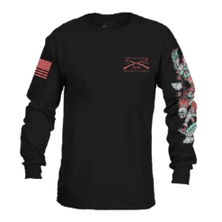 Full Send Long Sleeve - Black -Fashion Trend Clothing Store GS5780 Men sFullSendLongSleeve BlackFRONT