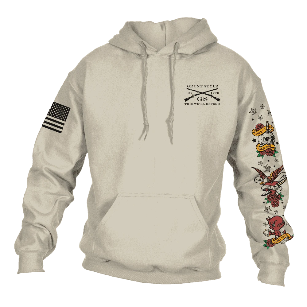 Freedom Ink Hoodie - Sand 3 Freedom Ink Hoodie - Sand