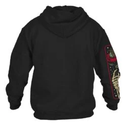 Death Rose Hoodie - Black 13 Death Rose Hoodie - Black -Fashion Trend Clothing Store GS5798 Men sDeathRoseHoodie Black BACK
