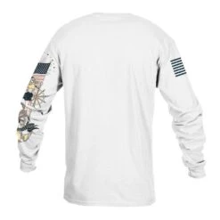 Nautical Pinup Long Sleeve - White 20 Nautical Pinup Long Sleeve - White -Fashion Trend Clothing Store GS5801 Men sNauticalPinupLongSleeve WhiteBACK