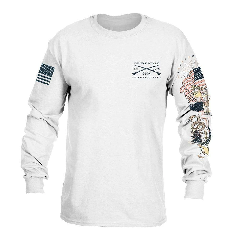 Nautical Pinup Long Sleeve - White 12 Nautical Pinup Long Sleeve - White - Image 10