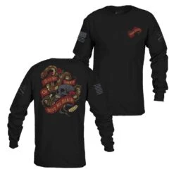 Liberty Or Death Long Sleeve - Black