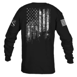 1776 Flag Long Sleeve - Black -Fashion Trend Clothing Store GS5833 Men s1776FlagLongSleeve Black WEB READY Back