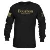 Bourbon Makes It Better Long Sleeve - Black -Fashion Trend Clothing Store GS5834 Men sBourbonMakesItBetterLongSleeve Black WEB READY front