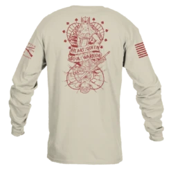 Women's Heart And Soul Of A Warrior Long Sleeve - Sand -Fashion Trend Clothing Store GS5840 Women sHeartandSoulofaWarriorLongSleeve Sand WEB READY BACK