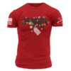 Now I Have A Machine Gun T-Shirt - Red -Fashion Trend Clothing Store GS5848 Men sNowIHaveAMachineGunTee RedFRONT