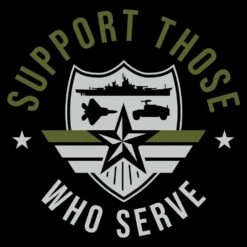 Support Those Who Serve Green Line T-Shirt - Black 7 Support Those Who Serve Green Line T-Shirt - Black -Fashion Trend Clothing Store GS5850 Men sSupportThoseWhoServeGreenLineTee Black WEB READY ART
