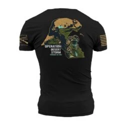 Desert Storm - Forged In Fire T-Shirt - Black -Fashion Trend Clothing Store GS5866 Men sDesertStorm ForgedInFireTee Black WEB READY 2023bk