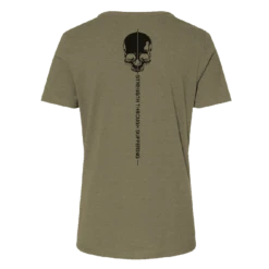 Women's Strength Through Suffering Relaxed Fit T-Shirt - Olive Triblend 11 Women's Strength Through Suffering Relaxed Fit T-Shirt - Olive Triblend -Fashion Trend Clothing Store GS5883 Women s Strength Through Suffering Relaxed Fit Tee Olive Triblend back WEB READY