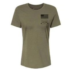 Women's Strength Through Suffering Relaxed Fit T-Shirt - Olive Triblend 10 Women's Strength Through Suffering Relaxed Fit T-Shirt - Olive Triblend -Fashion Trend Clothing Store GS5883 Women s Strength Through Suffering Relaxed Fit Tee Olive Triblend front WEB READY