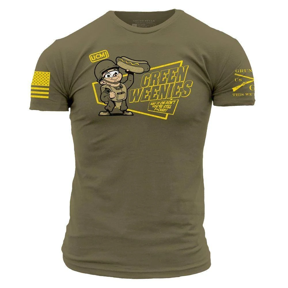 Green Weenies T-Shirt - Military Green 3 Green Weenies T-Shirt - Military Green