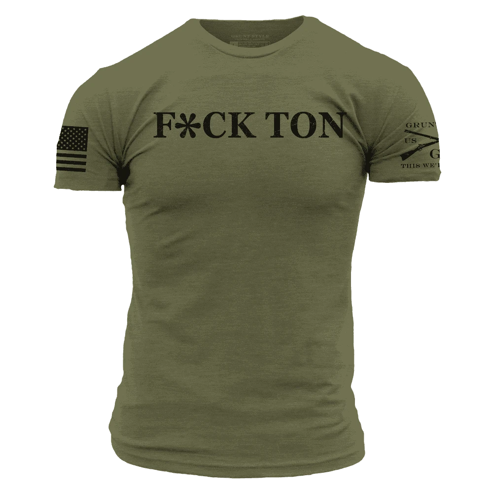 F*ck Ton T-Shirt - Military Green 7 F*ck Ton T-Shirt - Military Green - Image 5