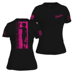 Women's Fully Leaded Slim Fit T-Shirt - Black 10 Women's Fully Leaded Slim Fit T-Shirt - Black -Fashion Trend Clothing Store GS5939 Women sFullyLeadedSlimFitTee Black WEB READY