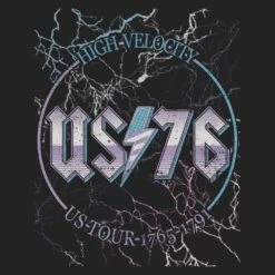 Women's US76 Slouchy T-Shirt - Black -Fashion Trend Clothing Store GS6015 Women sUS76SlouchyT Shirt BlackFRONTART