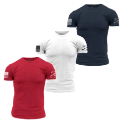 Standard Issue 3-Pack Core Basic T-Shirts - Patriot Pack