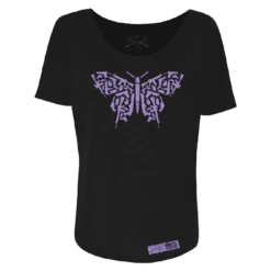 Women's 2A Butterfly Slouchy T-Shirt - Black 11 Women's 2A Butterfly Slouchy T-Shirt - Black -Fashion Trend Clothing Store GS6066 Women s2AButterflySlouchyT Shirt Black WEB READY