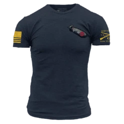Kiss My Arsenal T-Shirt - Midnight Navy 13 Kiss My Arsenal T-Shirt - Midnight Navy -Fashion Trend Clothing Store GS6072 Men sKissMyArsenalT Shirt MidnightNavy WEB READY Front