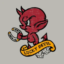 Lucky Devil T-Shirt - Sand 7 Lucky Devil T-Shirt - Sand -Fashion Trend Clothing Store GS6124 Men sLuckyDevilT Shirt Sand WEB READY 2023art