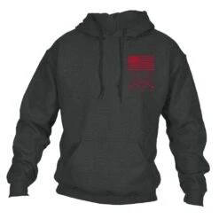 Red Blood Blue Collar™ Hoodie - Dark Heather 9 Red Blood Blue Collar™ Hoodie - Dark Heather -Fashion Trend Clothing Store GS6156 Men s Red Blood Blue Collar Hoodie Dark Heather WEB READY FRONT