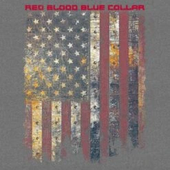 Women's Red Blood Blue Collar™ Hoodie - Graphite Heather -Fashion Trend Clothing Store GS6213 Women s Red Blood Blue Collar Hoodie Graphite Heather WEB READY BACK ART