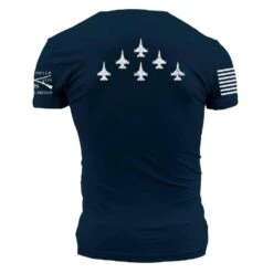 USAF - Formation T-Shirt - Navy -Fashion Trend Clothing Store GSAF0016 USAF Formation back WEB READY min
