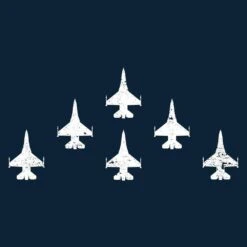 USAF - Formation T-Shirt - Navy -Fashion Trend Clothing Store GSAF0016 USAF Formation back art WEB READY min