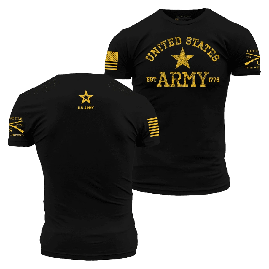 Army Est. 1775 T-Shirt - Black 3 Army Est. 1775 T-Shirt - Black