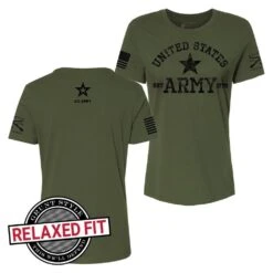 Women's Army Est. 1775 Relaxed Fit T-Shirt - Military Green