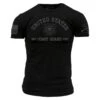 USCG - Est. 1790 T-Shirt - Black -Fashion Trend Clothing Store GSCG0003 USCG Est.1790Men sTee Black WEB READY front