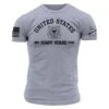 USCG - Est. 1790 T-Shirt - Heather Gray 2 USCG - Est. 1790 T-Shirt - Heather Gray -Fashion Trend Clothing Store GSCG0004 USCG Est.1790Men sTee HeatherGray WEB READY front