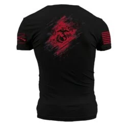 USMC - Bound In Blood T-Shirt - Black 7 USMC - Bound In Blood T-Shirt - Black -Fashion Trend Clothing Store GSMC0099 USMC BoundInBlood WEB READYB