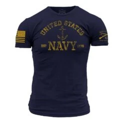 USN - Est. 1775 2.0 T-Shirt - Navy -Fashion Trend Clothing Store GSNV0046 USN Est.1775 Navy STANDARD WEB READYF b4ab508e 7eb0 44ec 8e2e f825f8a2fda2
