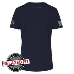 USSF - Women's Est. 2019 Relaxed Fit T-Shirt - Navy -Fashion Trend Clothing Store GSSF0007 USSF Women sEst.2019 Navy STANDARD WEB READYB